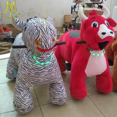 China Hansel amusement battery operated electric plush walking animal toy for kids for sale