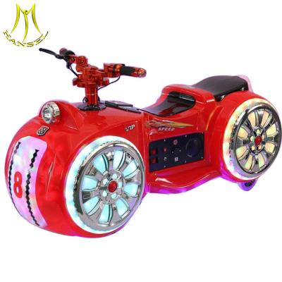 China Hansel  fair attraction kids on ride toy cars amusement ride on moto equipment for sale