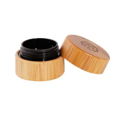 中国 Custom Cosmetic Packaging Bamboo Wooden Cream Jar Eco Friendly 販売のため