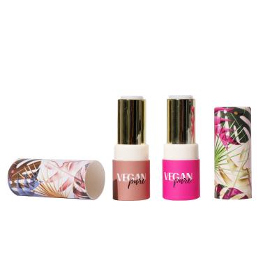 China Natural Lipstick Push Up Lip Balm Packaging Cosmetic Empty Lipstick Paper Tube for sale