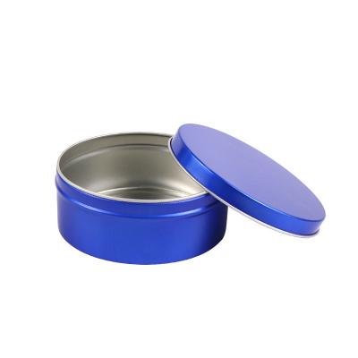Chine Le cosmétique en aluminium thermique de bleu de paon de transfert cogne les pots 1oz cosmétiques avec des couvercles à vendre