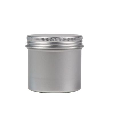 China 50g 100g 150g Eco Friendly Aluminum Canisters Handmade Lotion Metal Tea Tins for sale