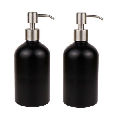 China Black Metal Lotion Pump Aluminum Cosmetic Bottles 10ml-1000ml Personal Care Packaging for sale