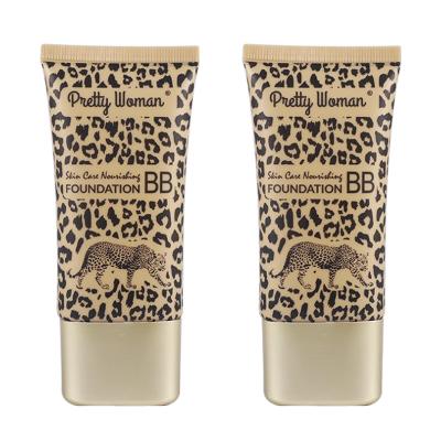 China Custom Leopard Print Empty Collapsible Tube 0.27oz-13oz PE Plastic Squeeze Tube for sale