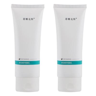 China tubos cosméticos plásticos de la crema blanca del cuidado de 30g 80g con Flip Top Cap en venta