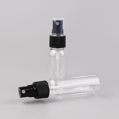 China Fine Mist 30ml 50ml 100ml Clear Plastic Spray Bottle For Cosmetic for sale