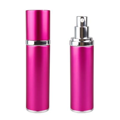 China 15ml 30ml 50ml Luxury Aluminum Lotion Bottle Recyclable Airless Pump Dispenser for sale