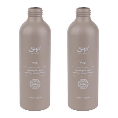 China 6.7OZ 10OZ 16.7OZ Aluminum Cosmetic Bottles Milk Tea Color Hand Lotion Packaging for sale