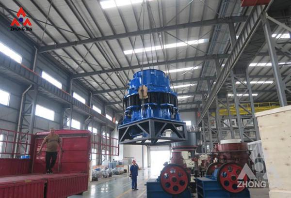 Quality Zhongxin Symons new cone crusher for basalt high compression strength stones for sale