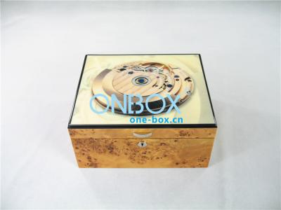 China SAP51221 Customized Wooden Watch Box / Gift Packaging Case In High Gloss Painting for sale