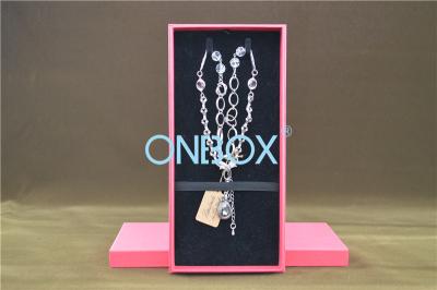 China SAP51354 Cardboard Necklace Box In Packer Design In Specialty Paper for sale