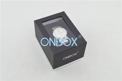 China SAP51338 Cardboard Watch Box With Clear Window for sale