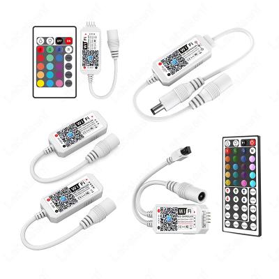 China Mini Led Smart  Controller Wifi Single Color Rgb Rgbw  Remote Control App Voice Music For Smart Home for sale