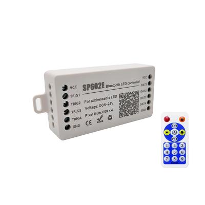 China SP602E 4 Output LED Strip Smart Controller For SM16703 1903 Full Color Pixel Strip Light for sale