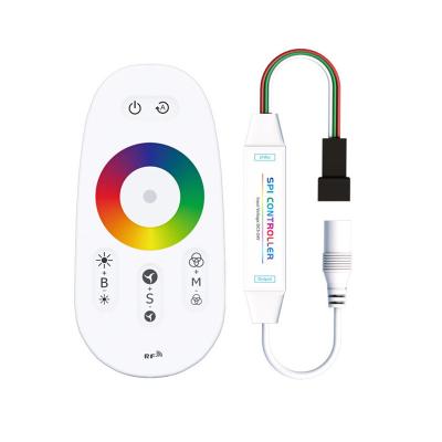 China RF RGB Touch LED Pixel Controller Addressable For WS2812 WS2813 Strip Light for sale