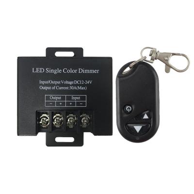 China Wireless RF Remote LED Controller Dimmer Single Color With 30A 720W High Power for sale