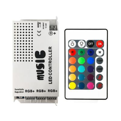 China 24 Button RGB LED Strip Music Controller With CE ROHS Certification for sale