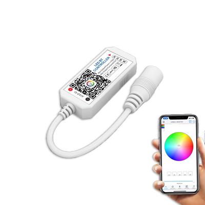China Mini Bluetooth LED Strip Smart Controller For RGB RGBW Strip Lights for sale