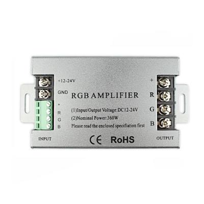 China Aluminum Shell LED Signal Power Amplifier RGB Dimming 30A 150W 360W 720W for sale