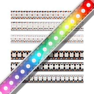 China Flexible Digital LED Pixel Strip Light Smd 5050 RGB Inner IC Ws2812b for sale