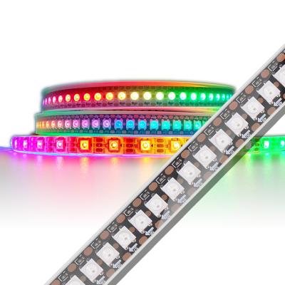 China RGB Changeable Color 5050 LED Strip Lights Individually Addressable Ws2812 for sale