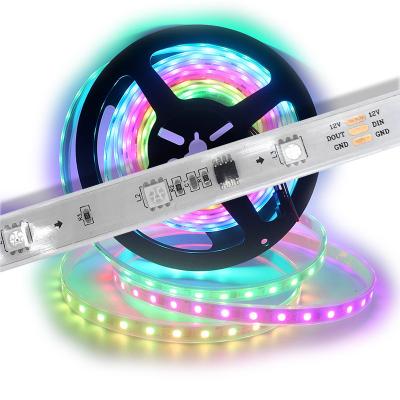China Pixel Magic Color LED Strip Lights DC12V Waterproof IP67 For Outdoor for sale