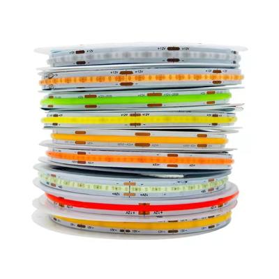 China Dimmable LED COB Strip Light High Density Flexible Single Color for sale