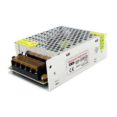 China Customized Regulated Switching Power Supply AC 100V 240V To DC 24V 2.5A 60W for sale