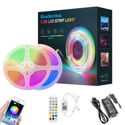 China Full Color RGBW LED COB Strip Light 24V 720LEDs/M For Decoration for sale