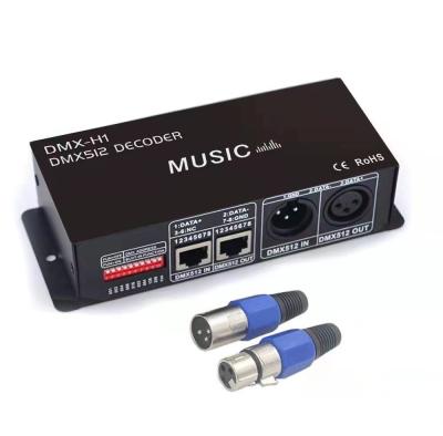 China DMX512 RGB RGBW LED DMX Decoder With Engineering Sub Controller for sale