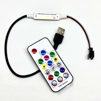 중국 미니 LED 픽셀 음악 컨트롤러 무선 리모컨 1024 픽셀 판매용