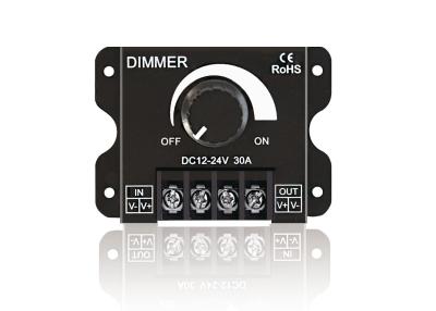 China DC12-24V Knob LED Controller Dimmer With Max Power 300W Brightness Adjustment Switch for sale