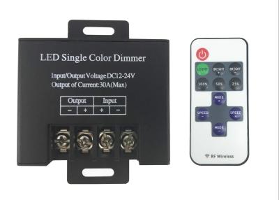 China RF Wireless Remote DC12-24V Knob LED Controller Dimmer With Max Power 300W Brightness Adjustment Switch for sale