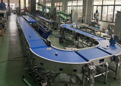 Quality Customized Turning Modular Conveyor for Material Conveying for sale