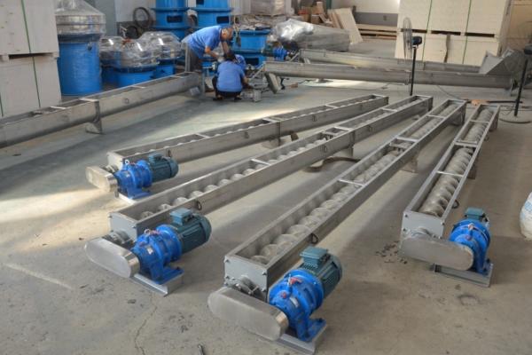 Quality Carbon Steel U Type Horizontal Screw Conveyor for Powder and Granular Materials for sale