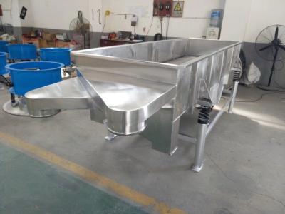 China High Capacity Linear Vibrating Sieve for Various Materials Conveying for sale