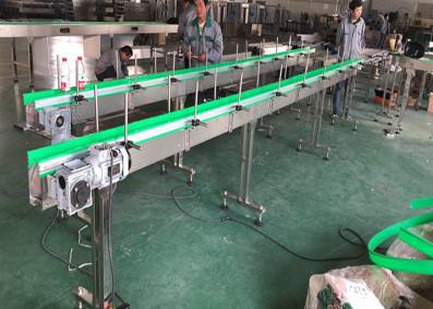 China Zzgenerate Tabletop Chain Conveyor System Slat Chain Conveyor for Sale en venta