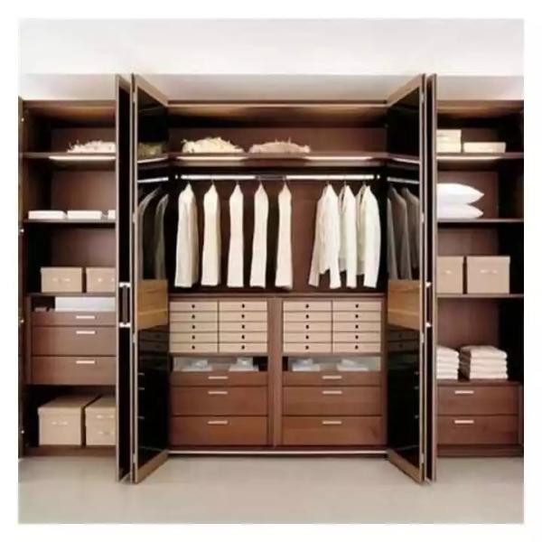 Quality Classic Cloth Wardrobe Walk In Closet , Attic Walk In Closet Wardrobe Glass for sale