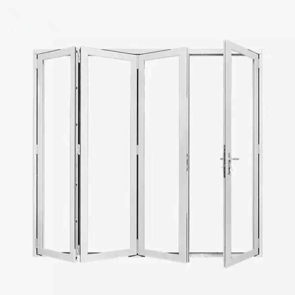 Quality EPDM Waterproof Exterior Aluminum Folding Door Glass Bifold Patio Sliding for sale