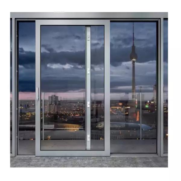 Quality Aluminum Lifting High Rising Building Glass Sliding Door With CE Standard for sale