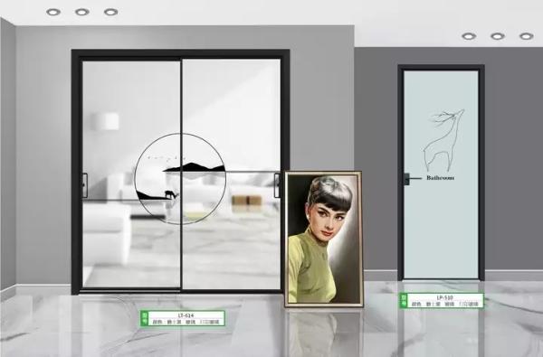 Quality Modern Tempered Glass Doors , Waterproof Sliding Aluminium Frame Doors for sale