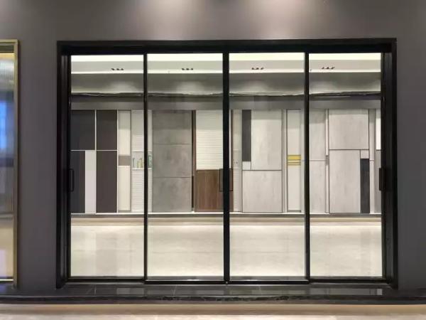 Quality Modern Tempered Glass Doors , Waterproof Sliding Aluminium Frame Doors for sale