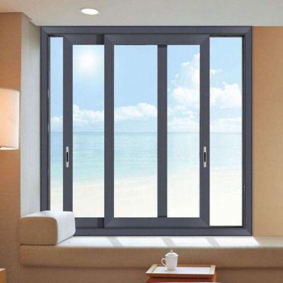 China Standard Aluminum Sliding Glass Window , Double Layer Aluminum Alloy Window en venta