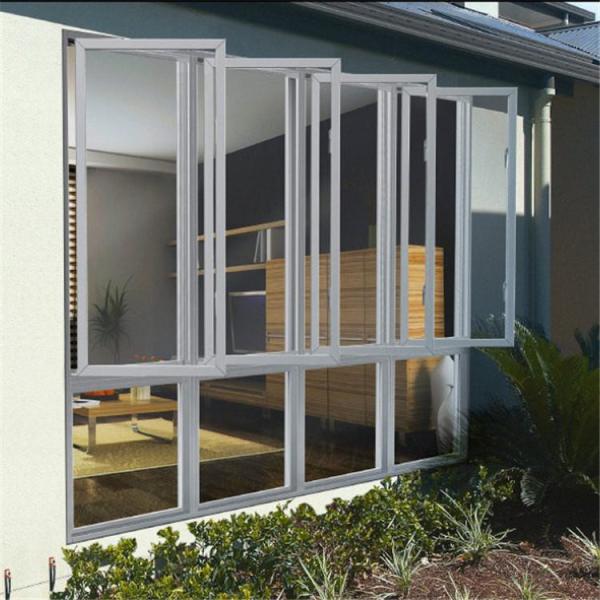 Quality Double Glazed Modern Aluminum Casement Windows Customized Size for sale