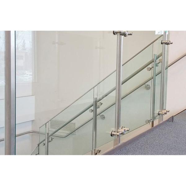 Quality Modern Stainless Steel Frameless Glass Balustrade Railings For Indoor And for sale