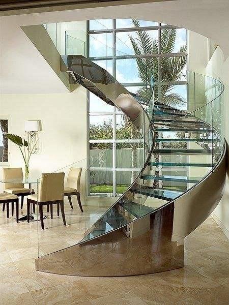 Quality Customize Luxury Modern Small Spiral Stair Space Saving Indoor for sale