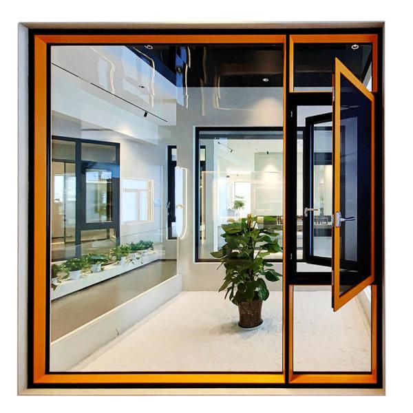 Quality Simple Modern Aluminum Frame Sliding Window Double Laminated Glass for sale