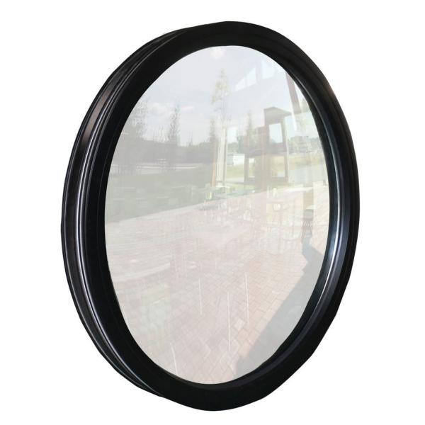 Quality Commercia Hurricane Proof Aluminum Round Wooden Window Heat Insulation for sale