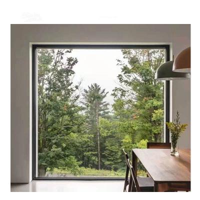 China Big Picture Panoramic Aluminum Casement Fixed Window Modern Luxury for sale