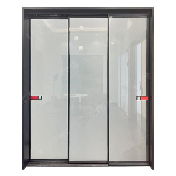 Quality Interior Modern Bathroom Aluminum Frame Sliding Door Glass Pocket System for sale